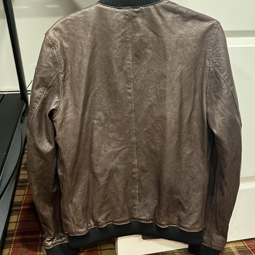 Dolce and gabbana brown leather jacket - Picture 7 of 7